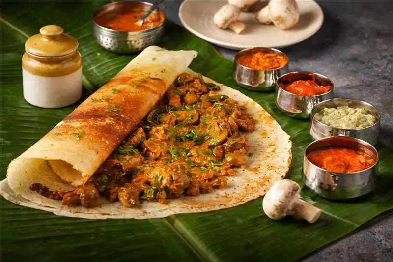 Mushroom Dosa