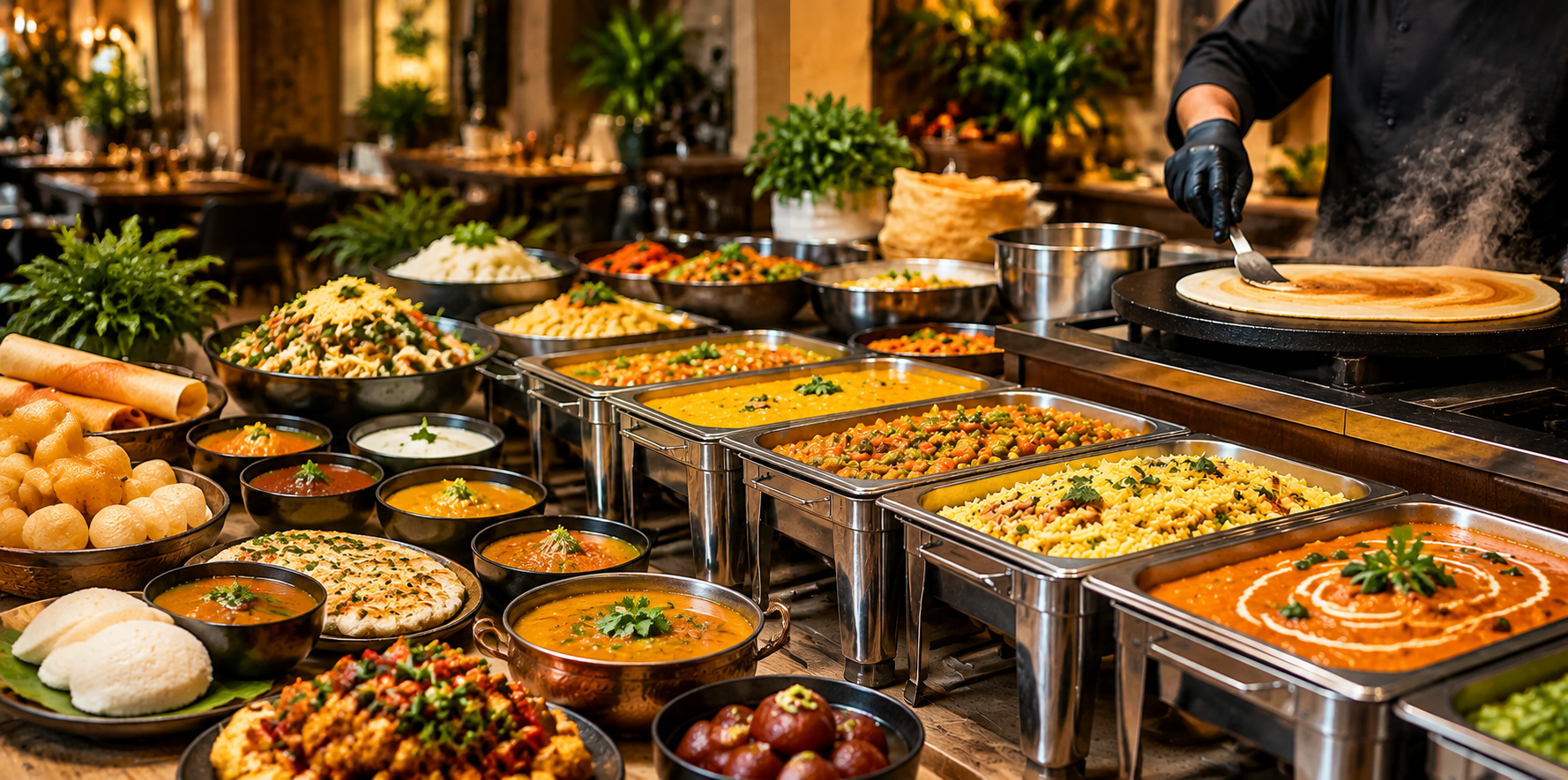 indian vegetarian buffet